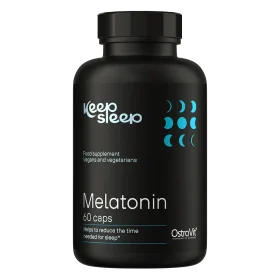 Melatonin 60 capsules Ostrovit sommeil reparateur et insomnie Tunisie vitaminshop.tn